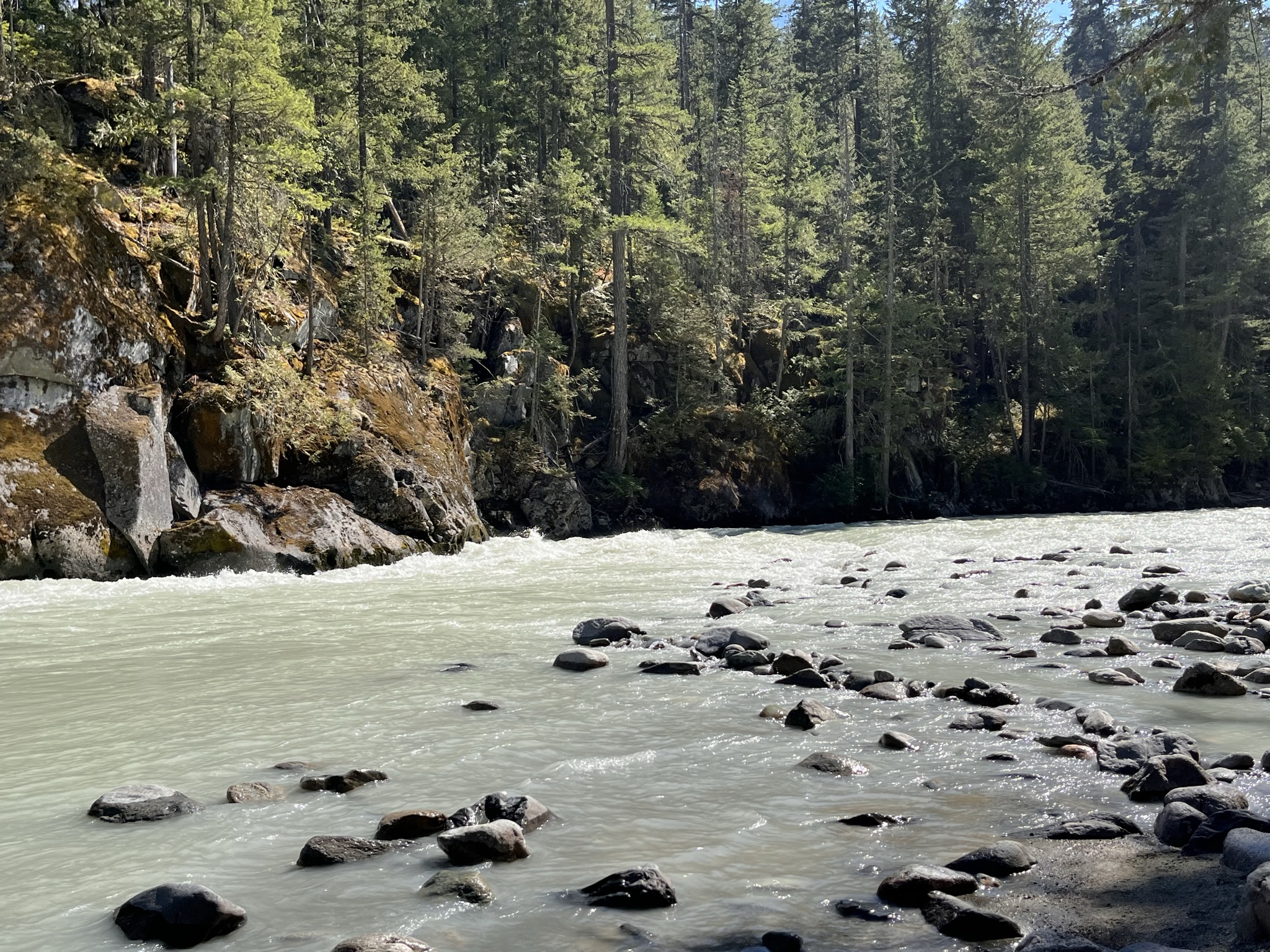 River near Nairn Falls B.C.